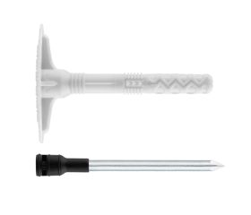 AIS-S [CP] Taco de fijación de paneles aislantes. Taco con clavo metálico y tapón de poliamida. Homologado ETE